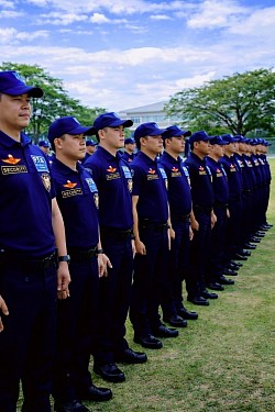 ภาพฝึกอบรมพนักงานรปภ.