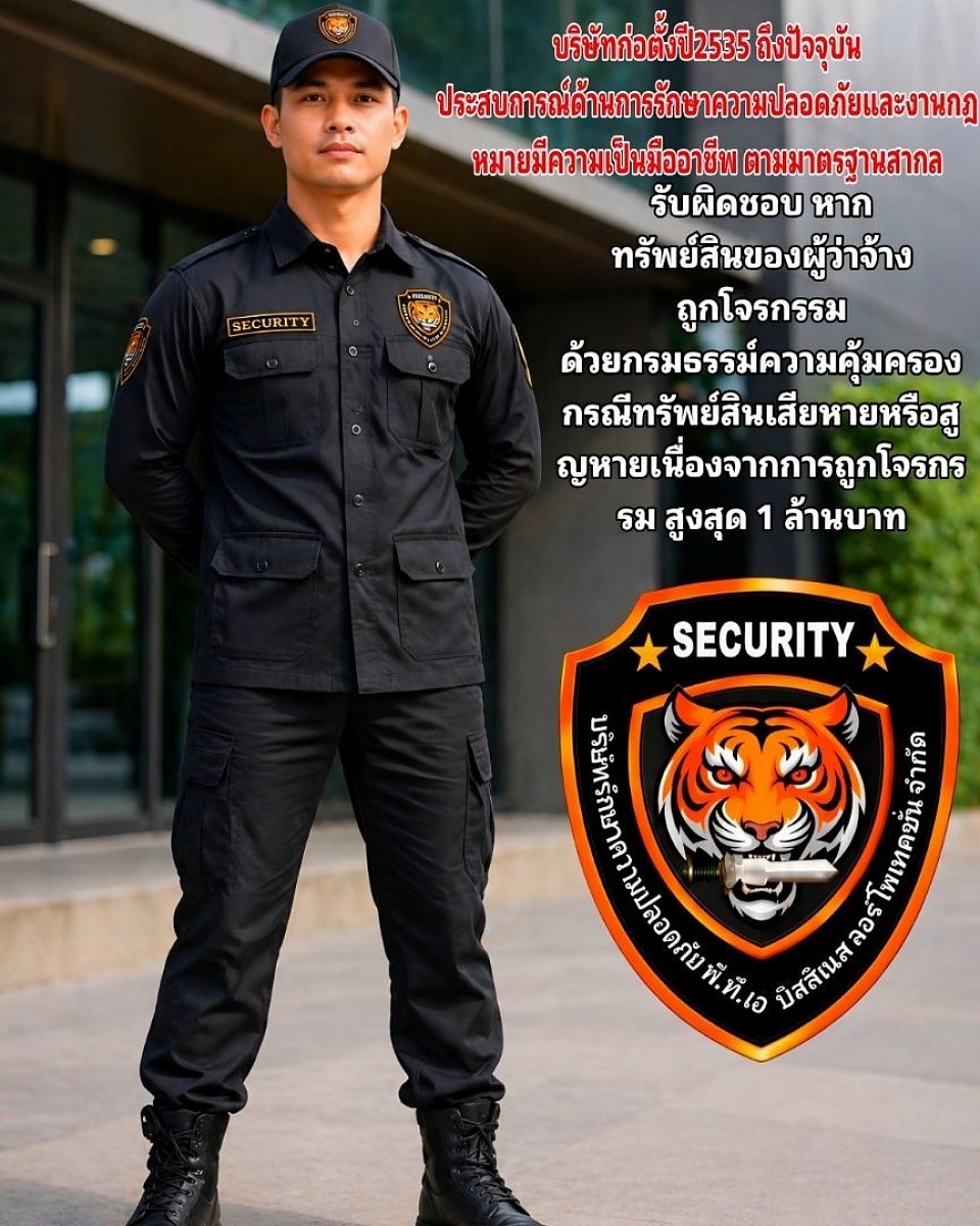 เครื่องแบบพนักงานรักษาความปลอดภัยชุดที่ 3