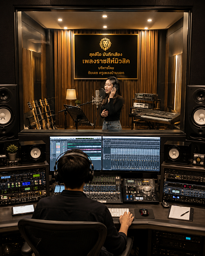 studio ค่ายเพลงบ้านราชสีห์มิวสิค