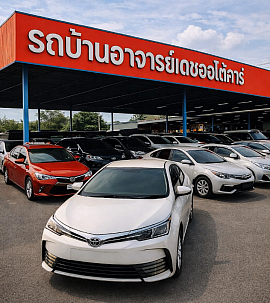 เต็นท์จำหน่ายรถยนต์มือสองรถบ้านอาจารย์เดชออโต้คาร์ แพร่